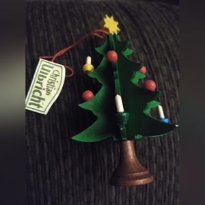 Vintage Holzkunst Christian Ulbricht German Wooden Christmas Tree Ornament